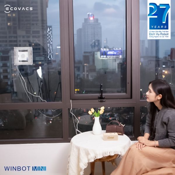 Robot lau kính Ecovacs Winbot mini Công nghệ lập kế hoạch đường đi WIN-SLAM 3.0