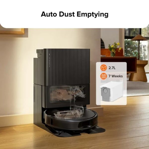 Robot lau nhà Roborock QRevo Pro Tự động gom bụi vào túi
