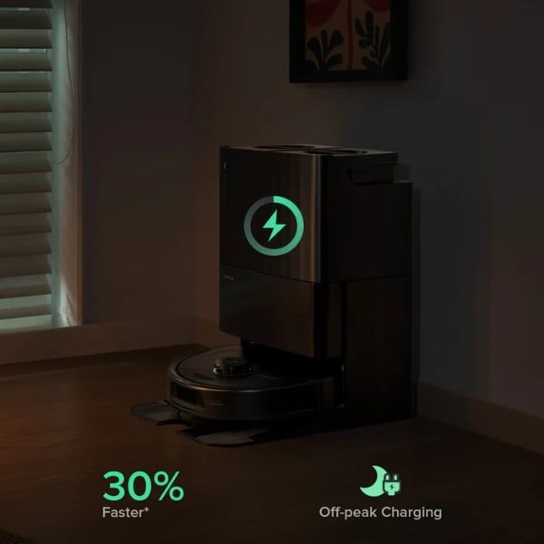 Robot lau nhà Roborock QRevo Pro Sạc nhanh và sạc giờ thấp điểm