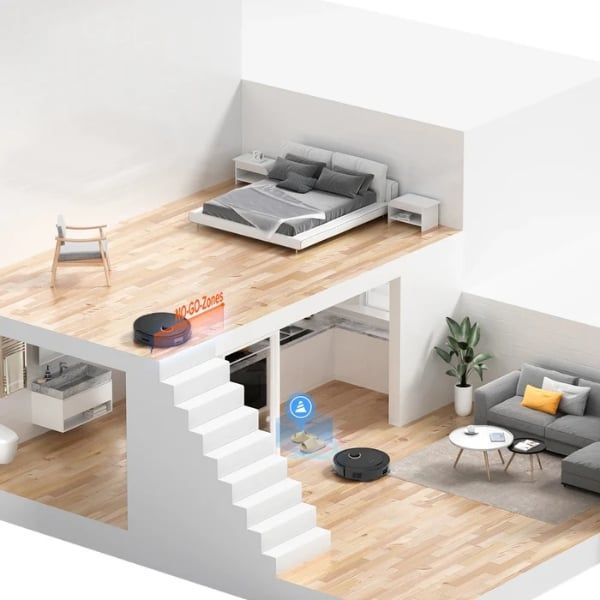 Robot lau nhà Roborock QRevo Pro Đề xuất khu vực cần tránh