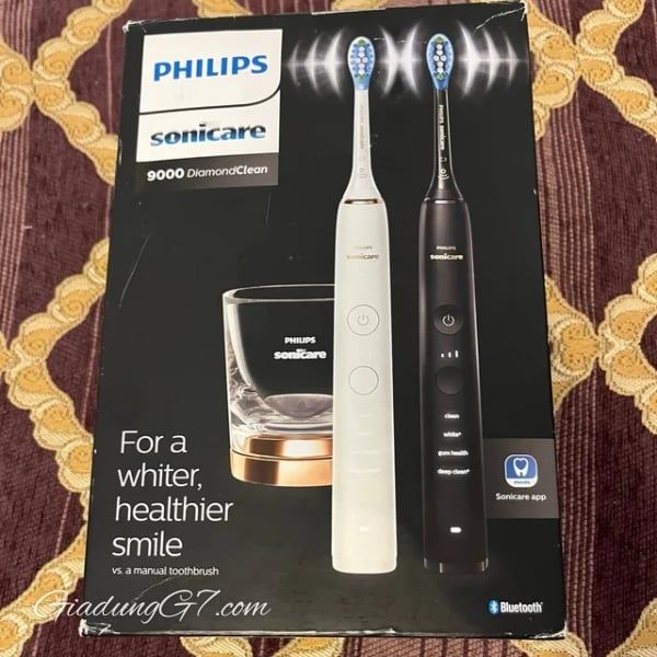 Set 2 bàn chải điện Philips Sonicare DiamondClean 9000 HX9914/61 Chương trình làm sạch: làm sạch hàng ngày, chăm sóc chuyên sâu, làm trắng răng và làm sạch kỹ lưỡng