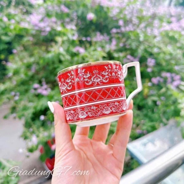 Set 2 bộ tách đĩa kèm thìa UK TEMPI chất liệu Sứ xương tốt