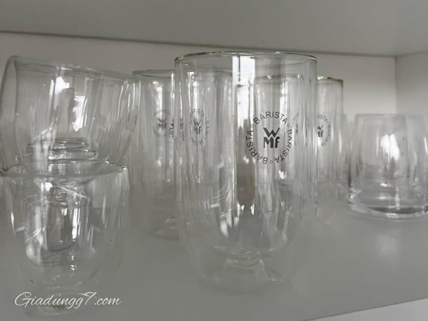 Set 2 Ly thủy tinh WMF Barista Macchiato 280ml Kính chịu nhiệt hai lớp, chịu nhiệt