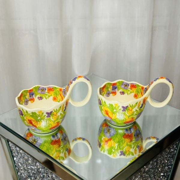 Set 2 Tách Hoa Văn Độc Đáo – Phong Cách EU Home Phù Hợp Làm Quà Tặng – Sang Trọng & Ý Nghĩa