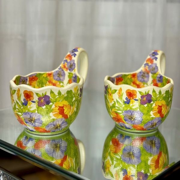 Set 2 Tách Hoa Văn Độc Đáo – Phong Cách EU Home – Nét Châu Âu Tinh Tế Trên Bàn Tiệc