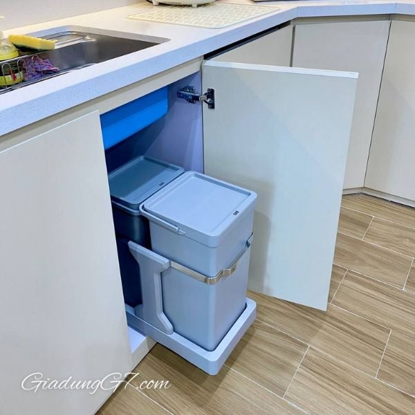 Set 2 thùng rác EKO Deco Duo EK9932 20L & 15L Tiện lợi và linh hoạt, dễ sử dụng