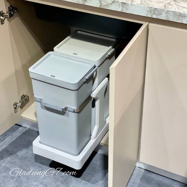 Set 2 thùng rác EKO Deco Duo EK9932 20L & 15L Tiện lợi và linh hoạt, dễ sử dụng