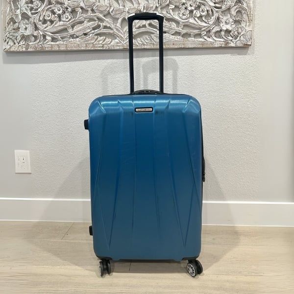 Set 2 vali Samsonite Centric 2 xanh dương - Size 20/24 (có tách set)