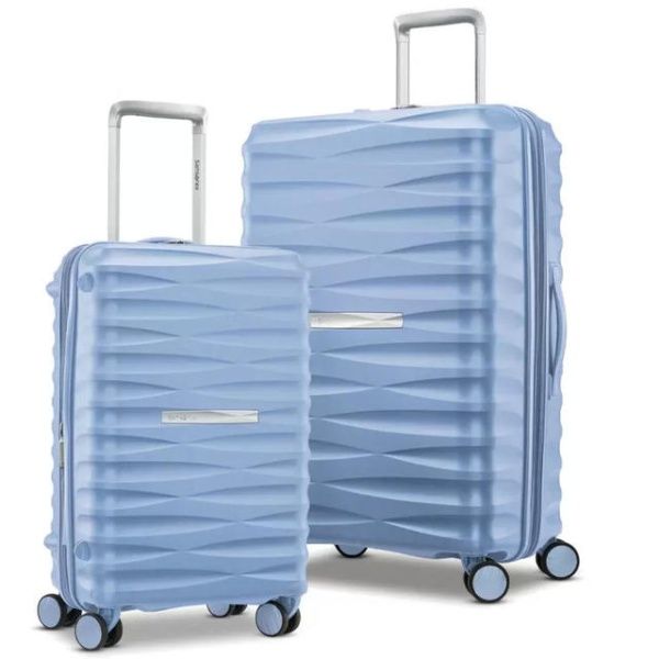 Bộ đôi size 20 và size 24 của Vali Samsonite Voltage DLX Spinner màu xanh