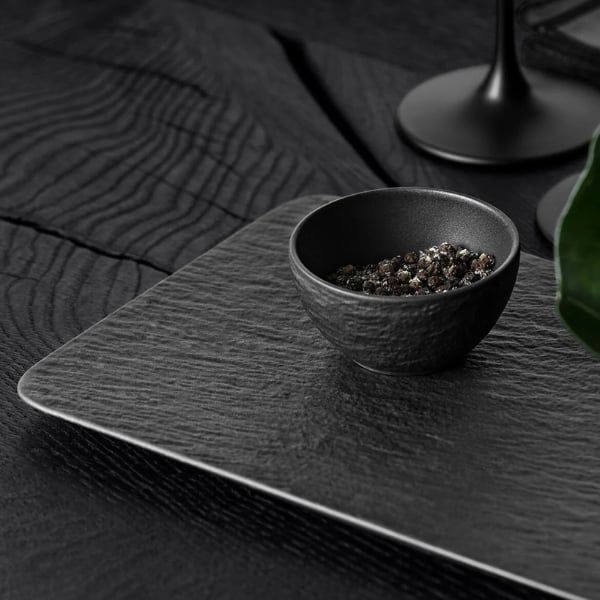 Set 3 bát nước chấm Villeroy & Boch kèm khay Manufacture Đồ sứ thủ công, được làm bằng độ chính xác cao nhất của Đức.