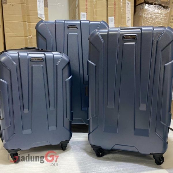 Set 3 vali Samsonite Centric Size 20/24/28 kết hợp kết cấu chống trầy xước với cấu trúc 100% polycarbonate