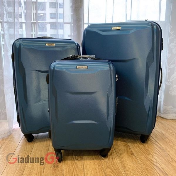 Set 3 Vali Samsonite Pivot màu xanh (Size 20/M/L) có tách set