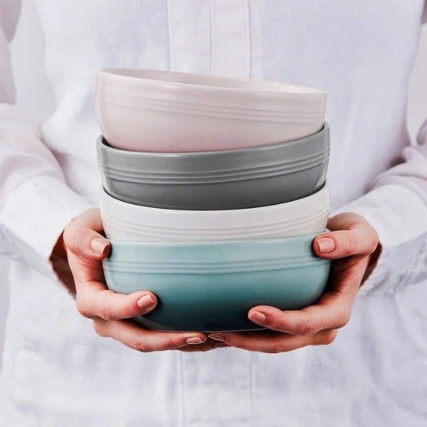 Set 4 bát Le Creuset Cereal 16cm 770ml - 4325118839 - Bộ bát đựng ngũ cốc dùng được trong lò vi sóng này toát lên phong cách tối giản với đường nét tinh tế và màu sắc hiện đại