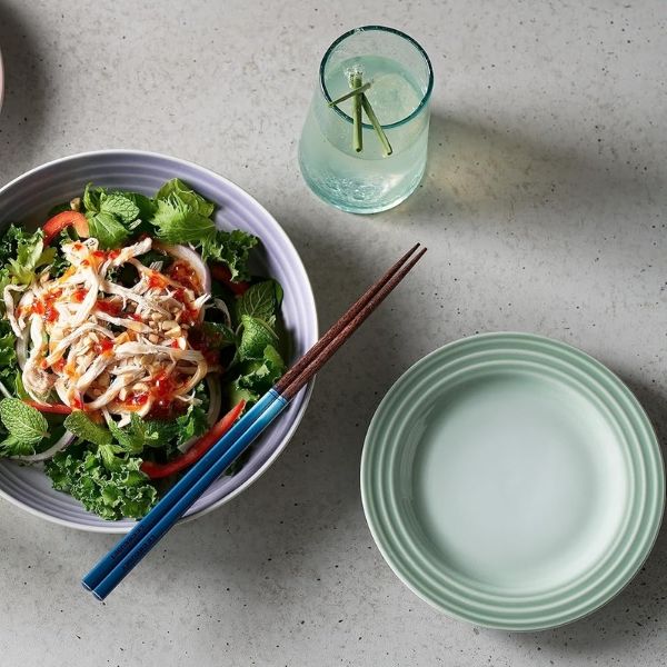 Set 4 đĩa phẳng Le Creuset 22cm Được chế tác từ chất liệu stoneware cao cấp