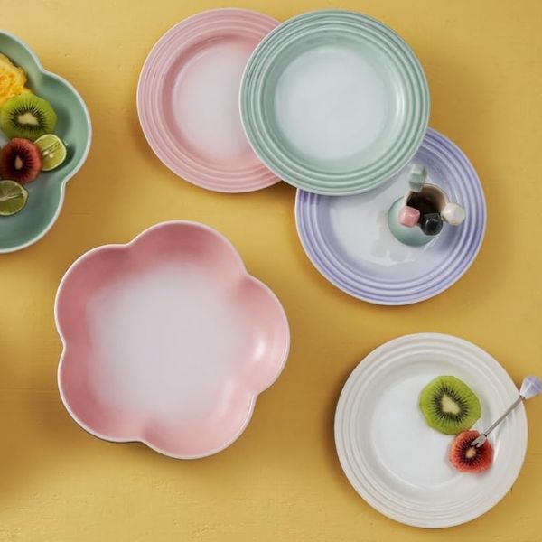 Set 4 đĩa phẳng Le Creuset 22cm Màu sắc rực rỡ