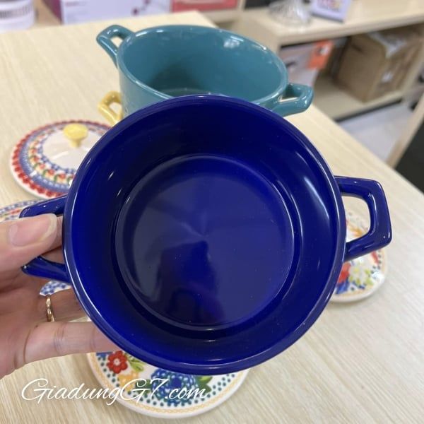 Set 4 nồi sứ mini The Pioneer Woman Dung Tích 430ml – Hoàn Hảo Cho Món Hầm và Tráng Miệng