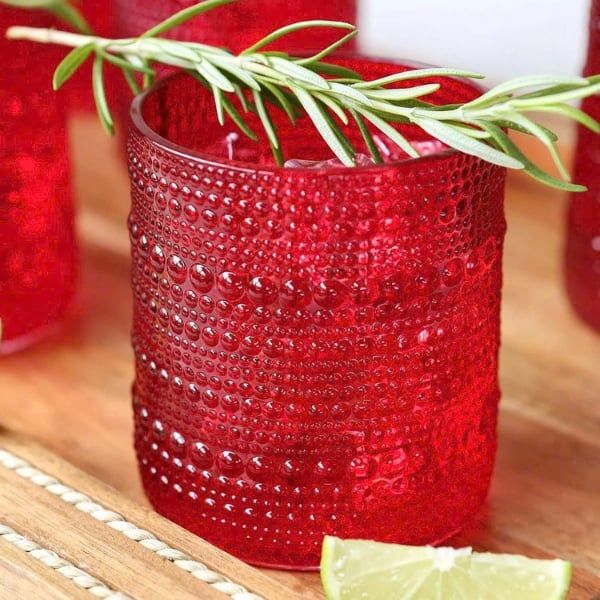 Set 6 Cốc Vân Hạt Viola 295ml Màu Đỏ – Sự Sang Trọng Và Cổ Điển Trên Bàn Tiệc
