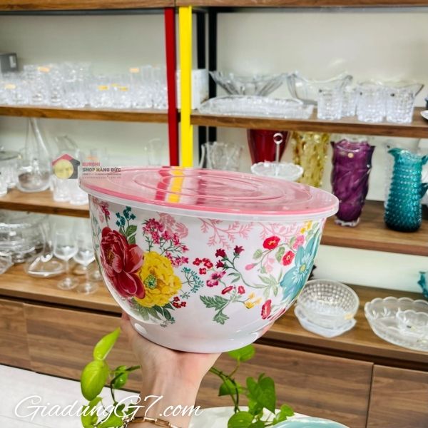 Set 10 món Âu trộn bột The Pioneer Woman Fancy Flourish Thiết Kế Hoa Cổ Điển
