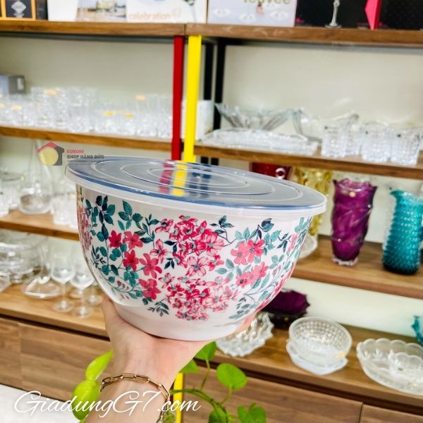 Set 10 món Âu trộn bột The Pioneer Woman Fancy Flourish Thiết Kế Hoa Cổ Điển
