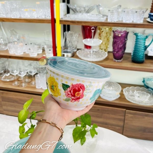 Set 10 món Âu trộn bột The Pioneer Woman Fancy Flourish Thiết Kế Hoa Cổ Điển