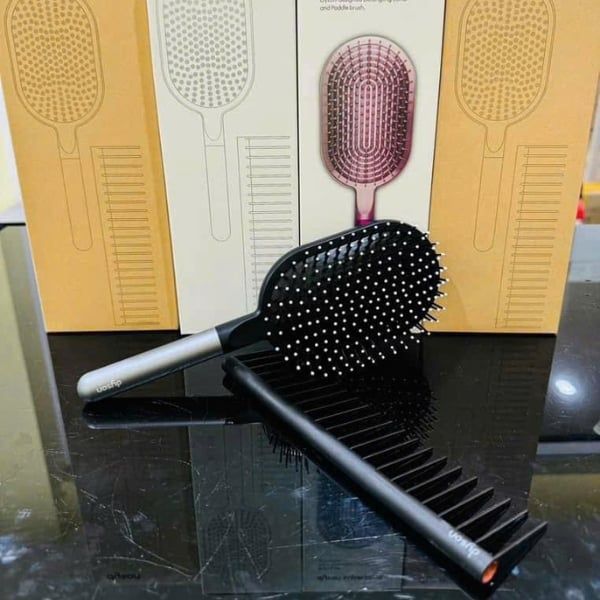Set lược gỡ rối và lược bàn chải mái chèo Dyson - 4 màu
