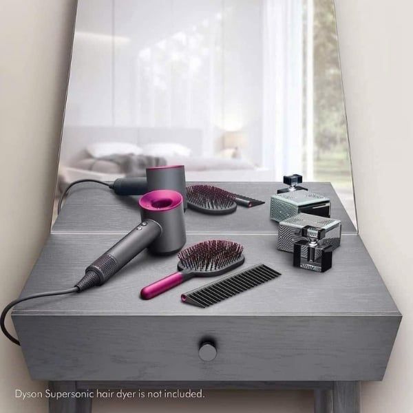 Set lược gỡ rối và lược bàn chải mái chèo Dyson - 4 màu