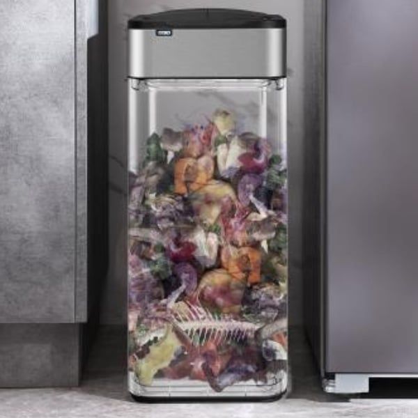 Thùng rác cảm biến CCKO CK8817 20L có dung tích lớn 20 lít giúp giảm thiểu tần suất thay túi