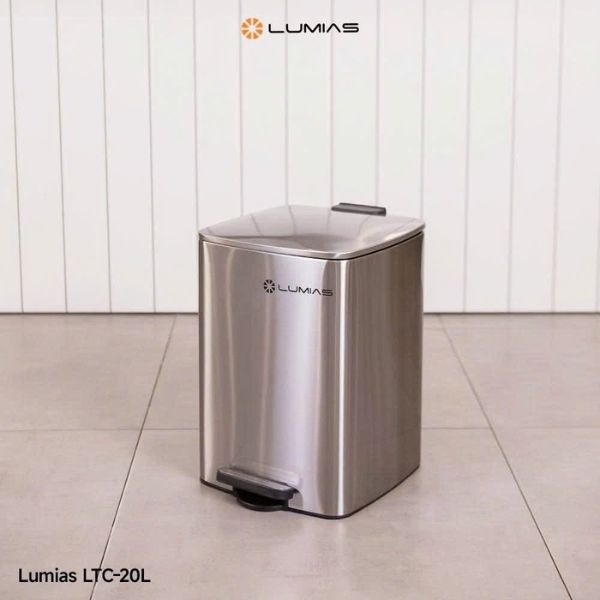 Thùng rác đạp chân Lumias LTC-20L Dung tích 20L vừa vặn
