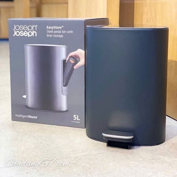 Thùng rác đạp chân Joseph Joseph EasyStore Luxe Steel Pedal Bin (70596) Dễ dàng vệ sinh và bảo dưỡng