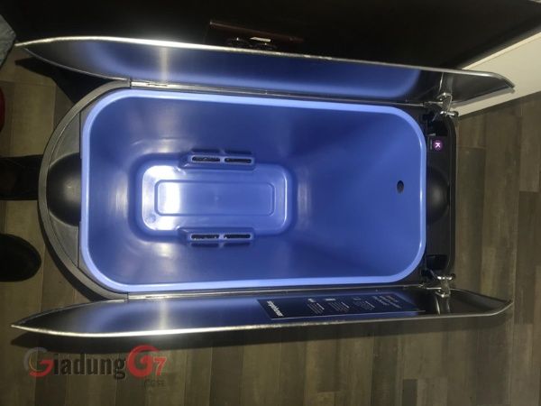 Thùng rác Simplehuman 45 Lít với  Thùng đựng bên trong có thể tháo rời, dễ dàng thay thế