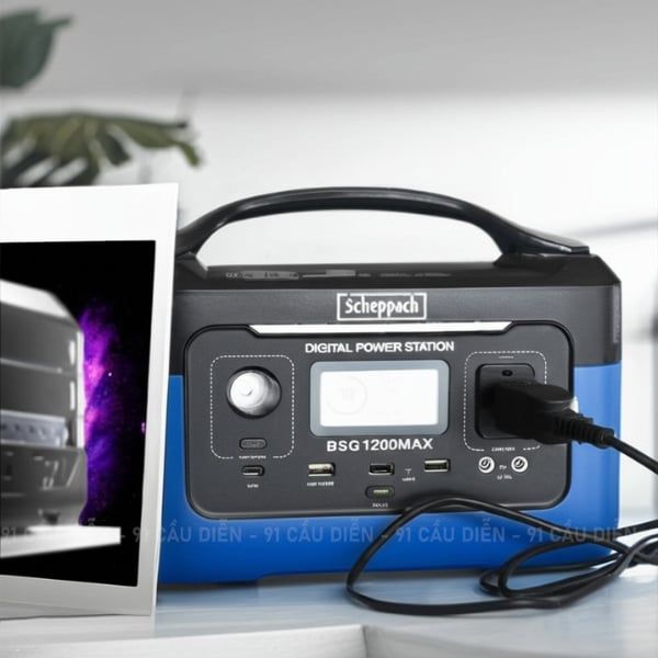 Scheppach Powerstation BSG1200MAX luôn đặt yếu tố an toàn lên hàng đầu với sản phẩm của mình.