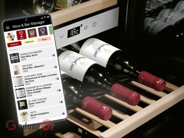Nhờ Ứng dụng CASO Control được cung cấp miễn phí trên Google Play và App Store, Tủ bảo quản rượu Caso WineExclusive 24 Smart có thể được điều khiển thuận tiện từ hầu hết mọi nơi.