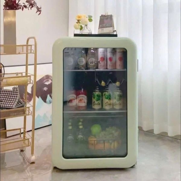 Tủ lạnh HCK 107L - Màu Be mặt kính Độ Bền Và Hiệu Quả Cao