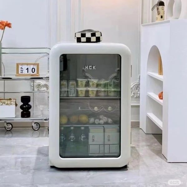 Tủ lạnh HCK 107L - Màu Be Ngăn Chứa Rộng Rãi & Đa Năng