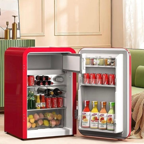 Tủ lạnh HCK 107L - Màu Đỏ&nbsp;Chức Năng Mạnh Mẽ – Làm Lạnh và Đông Lạnh Tối Ưu