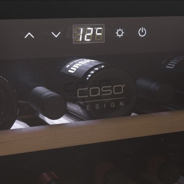 Tủ bảo quản rượu Caso WineSafe 18 EB Điều khiển cảm ứng có đèn LED