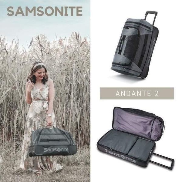 Vali kéo Samsonite Andante 2 hoạt động hoàn hảo khi đi du lịch, với 3 kích cỡ dành cho bạn để đựng hành lý xách tay hoặc hành lý ký gửi.