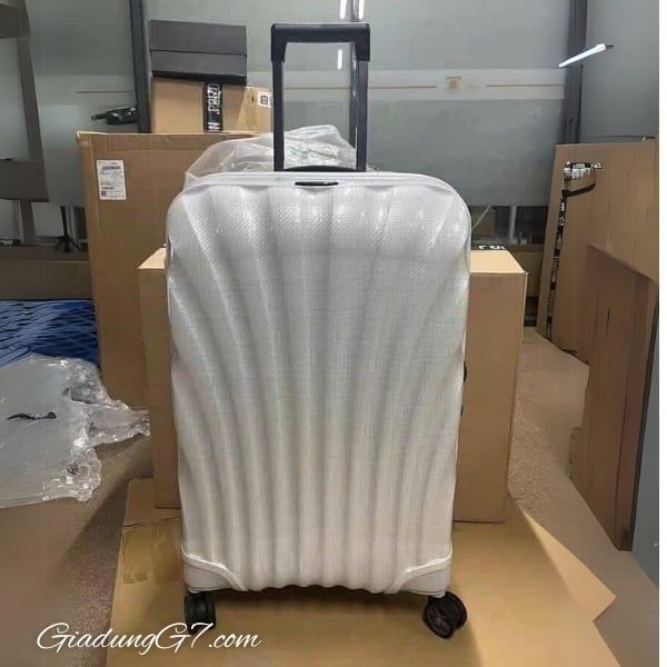 Vali Samsonite C-Lite size 28 màu bạc Được sản xuất tại Châu Âu