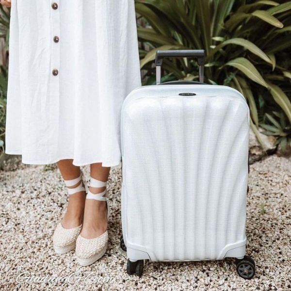 Vali Samsonite C-Lite size 28 màu bạc Được sản xuất tại Châu Âu