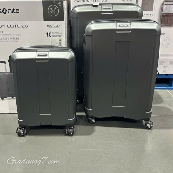 Vali Samsonite Carbon Elite Chất liệu polycarbonate bền bỉ – Đảm bảo độ bền cao