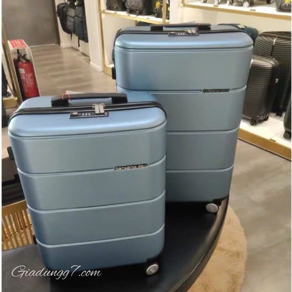 Vali Samsonite Intech Thiết kế hình hộp hiện đại, mạnh mẽ và tinh tế