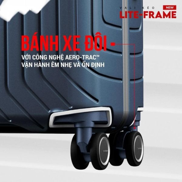 Vali kéo Samsonite Lite-Frame Spinner / Lite Frame với những tính năng hiện đại, an toàn cho các chuyến đi của bạn