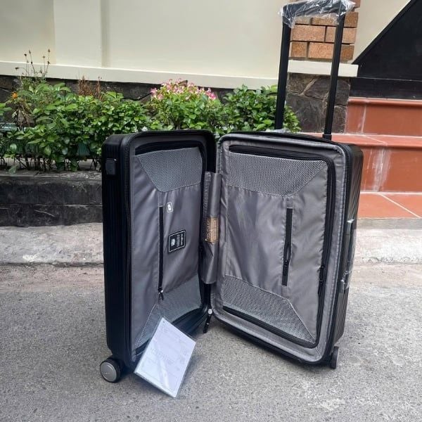 Vali Samsonite Myton size 20/28 màu Đen/Ghi
