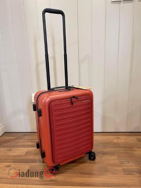 Vali Samsonite Stack Size 20 Hệ thống tay cầm ống kép nhiều tầng bằng nút nhấn