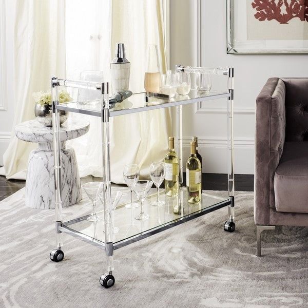 Xe đẩy rượu Bar cart Safavieh Thiết Kế Đỉnh Cao