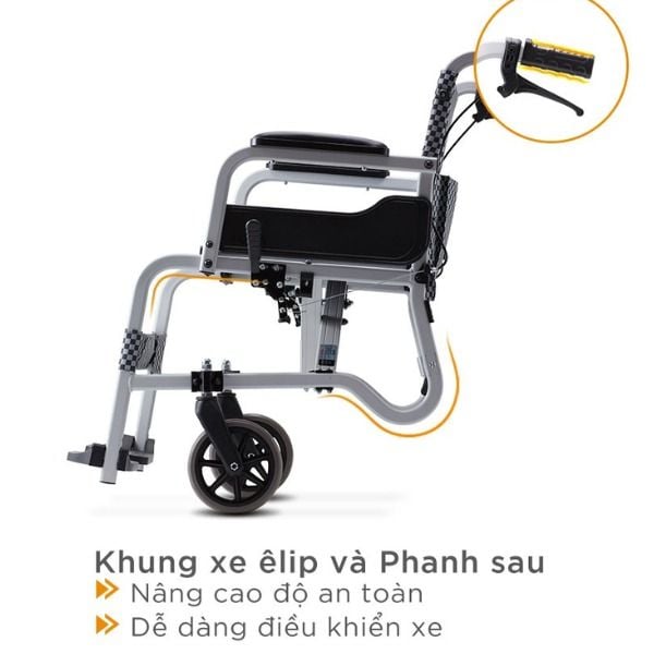 Xe lăn Karma Soma 105 (SM-150.5) với Khung xe elip độc đáo