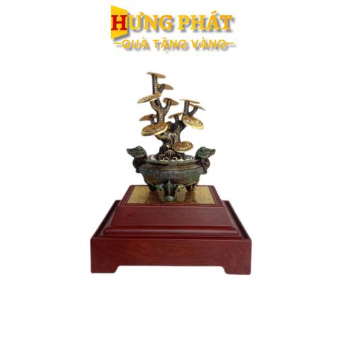 Cây Linh Chi Dát Vàng 24K – Biểu Tượng May Mắn và Trường Thọ