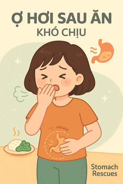Ợ hơi nhiều sau ăn – không đơn giản là chuyện nuốt khí!