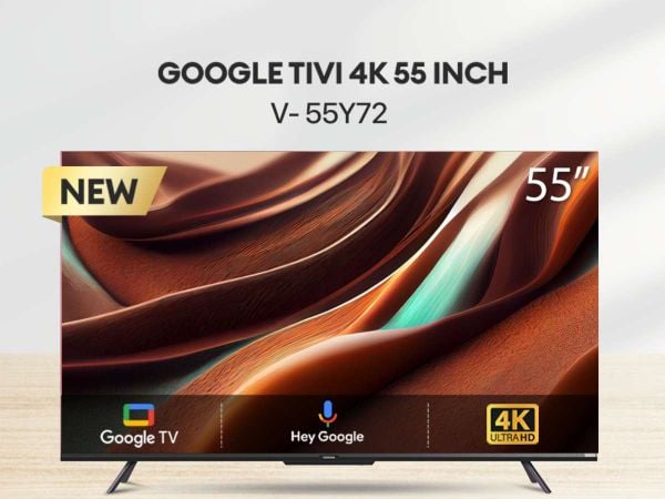 Smart Tivi Ultra HD 4K Coocaa 55 Inch hệ điều hành Google TV 55Y72