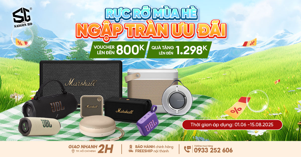 Khuyến mãi giảm giá cực sâu loa Bluetooth di động chính hãng chào hè 2025
